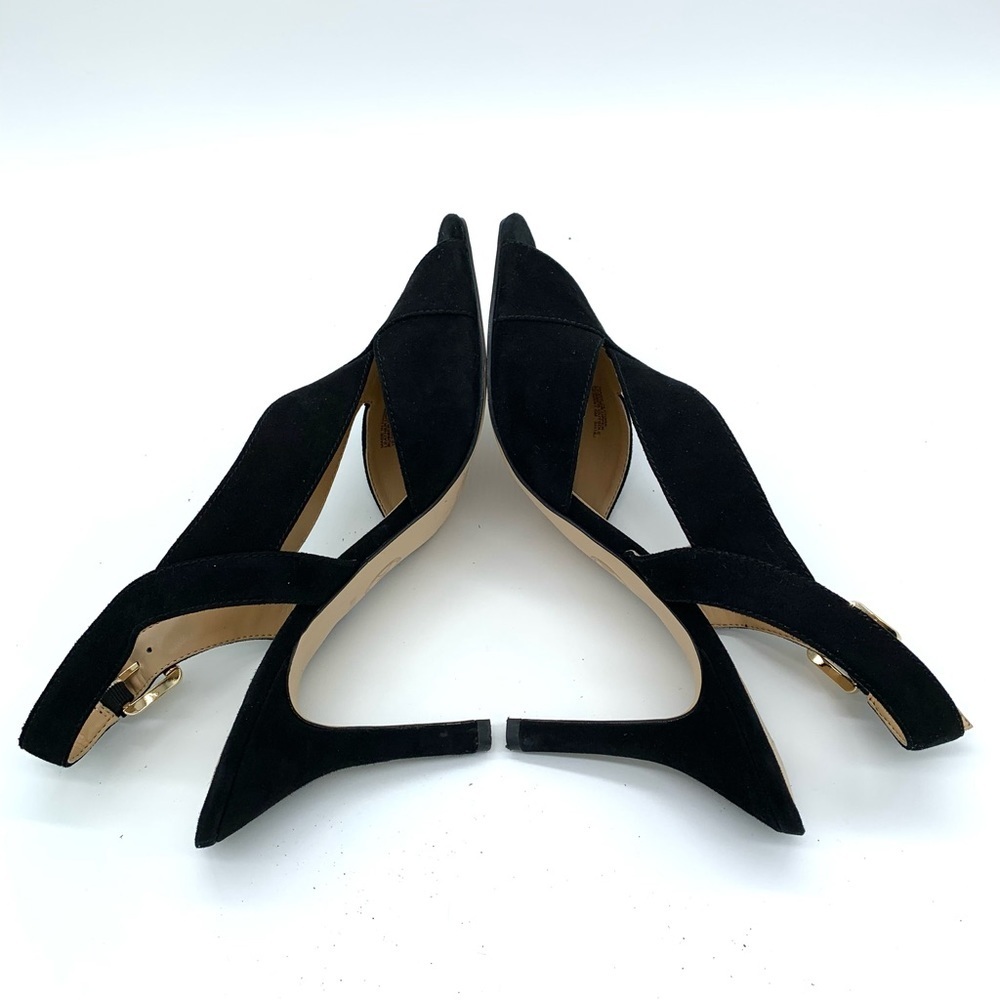 Michael Michael Kors black suede slingback heels - Picture 6 of 11
